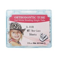 Dental Orthodontic Buccal Tubes 0.018 Roth MBT Tubos De Ortodoncia 1st 2nd Molar