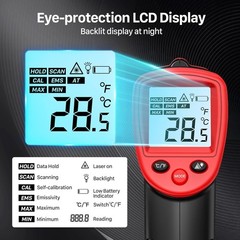 Digital IR Infrared Laser Gun Temperature Thermometer Heat Thermal Gauge Sensor