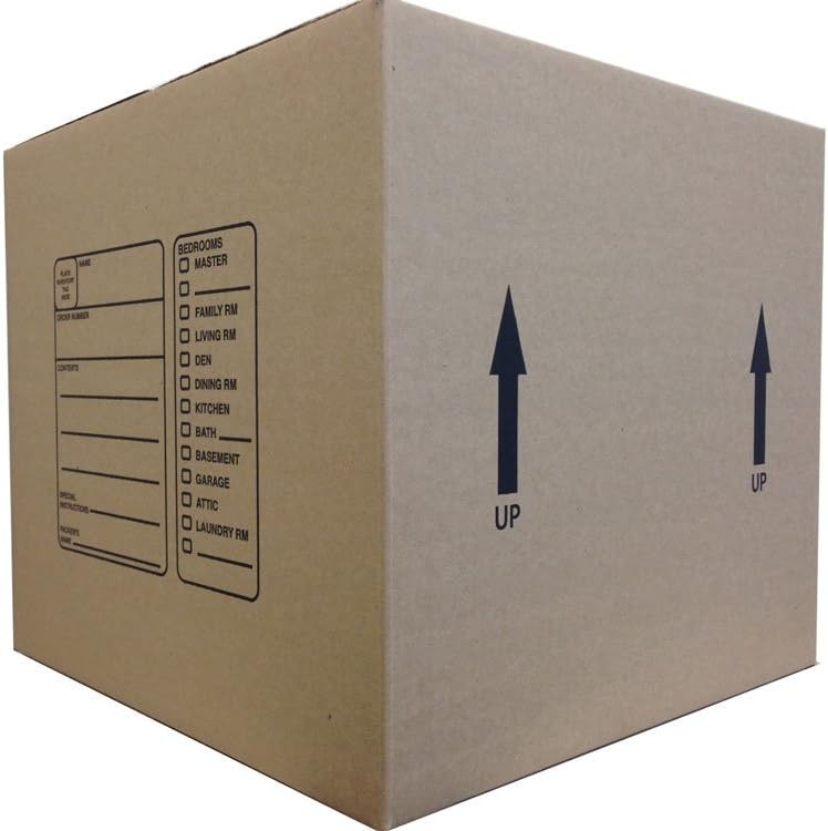 18 X 18 X 16 Inches Genuine Medium Moving Boxes Pack of 10)