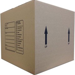 18 X 18 X 16 Inches Genuine Medium Moving Boxes Pack of 10)