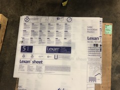 Sabic Innovative Plastics Lexan Polycarbonate Sheet 47″ x 27″ x 1/8″ – Cut Outs
