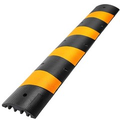 VEVOR 2pcs 6 Feet Rubber Driveway Modular Heavy Duty Speed Cable Protector Ramp