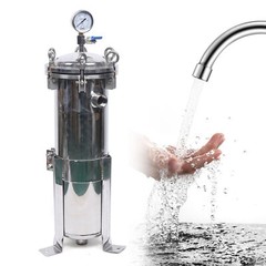 304 Stainless Steel Filter Bag Housing 150PSI High Pressure Filtration System