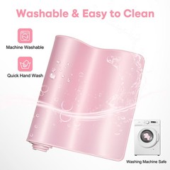 GIRPKPAD Pink Large Mouse Pad with Superior 31.5 x 11.8 x 0.3 inches,