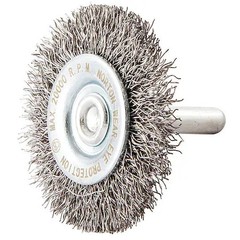 Wire Wheel Brush, Crimped, Carbon Steel, 66252839030