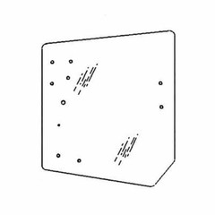 Cab Glass – Rear Upper fits Kubota M5040 M9540 M7040 M6040 M8540 3C581-70553