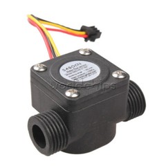 G1/2 Water Flow Sensor Control Effect Flowmeter Switch 1-30L/min for Arduino