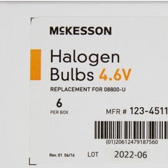 McKesson Medical Use Vaginal Specula Replacement Bulb 123-4511 1 Each