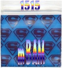 100 PACK SHERO2 1010 Apple Zip Baggies 1.0X1.0″ Mini POLYBAGS