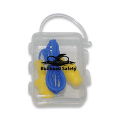 10 Pair Soft Silicone Corded Ear Plug Reusable Hearing Protection Earplug w/Case