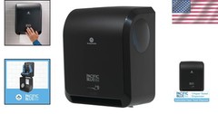 Touchless Paper Towel Dispenser High Capacity Automatic Wall Mount Black
