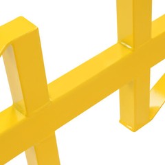 Heavy Duty Stackable Oil Barrel Bracket Yellow Drum Rack Steel 1600lbs Capacity