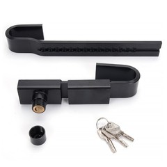 Shipping Container Lock Heavy Duty Steel Trailer Box Cargo Door Lock w/ 3 Keys
