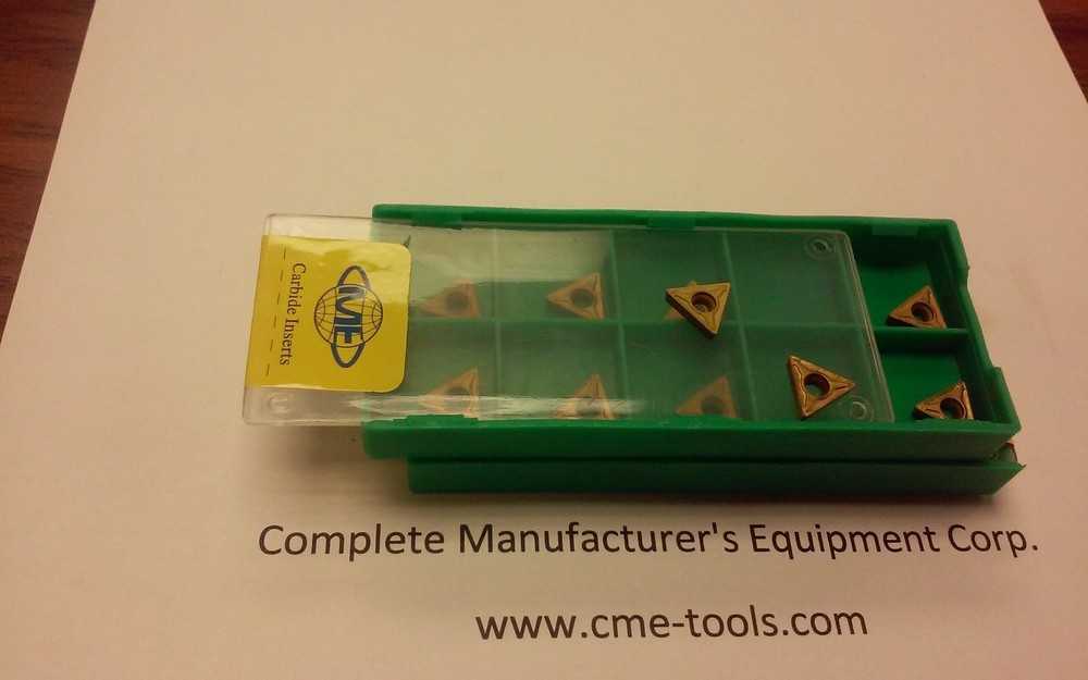 20pcs TCMT2(1.5)1 Tin coated carbide inserts for 3/8″&smaller index tool bits