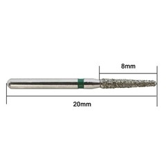Dental Diamond Bur 850/016F 856/016C Round End Taper FG High Speed Friction Grip