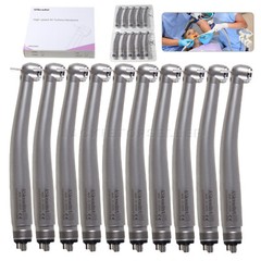 Dental High Speed Handpiece Push Button Air Turbine 4 Hole Midwest 10pcs/1 Pack