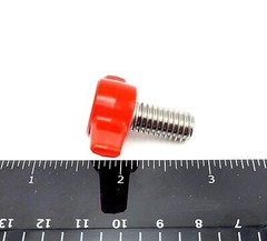 3/8″ x 3/4″ Thumb Screw T Bolts Plastic Butterfly Knob Red or Black Stainless