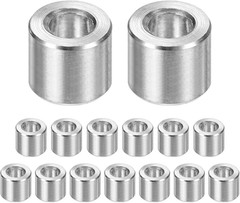 15PCS M6 304 Stainless Steel Spacers 5Mm ID X 10Mm OD X 6Mm L Metal Screw Stando