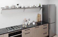 12 in. x 96 in. Stainless Steel Wall Shelf