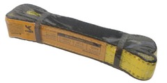 2″ x 3′ Poly Lifting Tow Strap Web Sling Eye & Eye 2-ply 12,800 lbs Rating