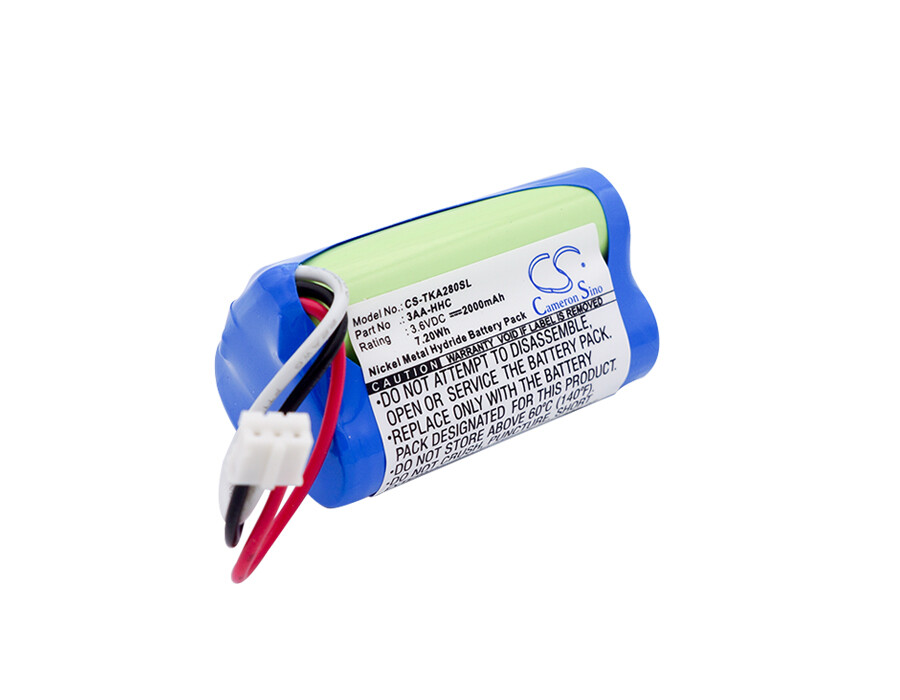 2000mAh Battery for TDK Life on Record A28,Life on Record A28 Trek Flex 3AA-HHC