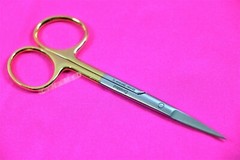 NEW Premium GERMAN TC Iris Scissors 4.5″ Straight Surgical Dental Instruments