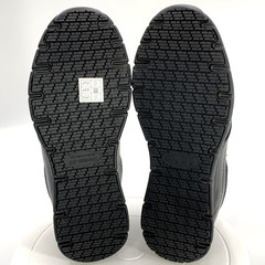 Skechers Work Nampa Groton Men’s 7.5 Black Slip Resistant Memory Foam Shoes New