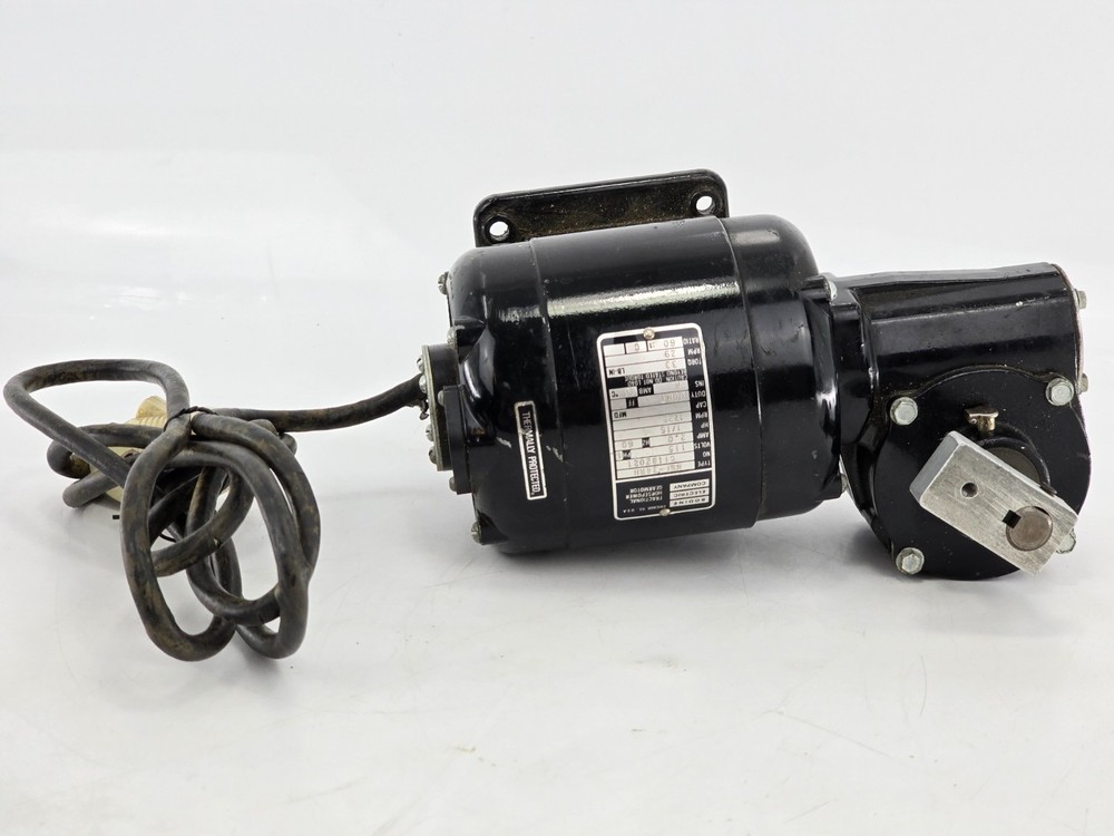 Bodine Electric NSI-34RH Gearmotor 115 V 2A 1/15HP 1725 RPM 60:1 Ratio Tested!
