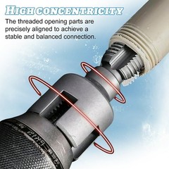 1/2inch 3/4inch Integrated Pipe Threading Tool for Indoor and Outdoor Use…