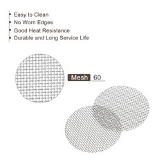 120 x Pipe Screen Stainless Steel Screens 1/2″ 12.7mm Diameter for Pipe Filter