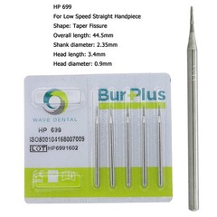WAVE Dental Carbide Burs HP Long Surgical Burs For Straight Handpiece 703L 702