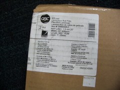 2 Rolls GBC EZLoad Lamination Roll Film NAP-LAM 1.5 miL 25″ 500 ft. 1″ Core New
