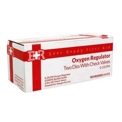 Ever Ready First Aid Oxygen Regulator CGA-870 Gauge Flow Rate – 0-25LPM