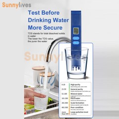 Portable TDS Meter Test Water Quality Test Pen LCD Display TDS Tester 0-9990ppm