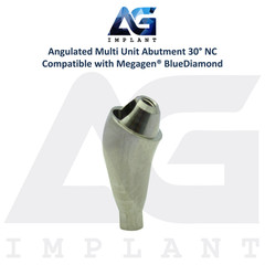 10 Angled 30° Multi Unit Prosthetic NC Int Hex Megagen® BlueDiamond Compatible