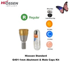 US Dental Overdenture Retention Cap Male Processing Inserts OSS Locator Abutment