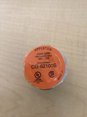 APPLETON CG-62100S CORD GRIP RANGE 0.625-0.750 – Qty 20