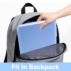 Plastic Folders with Pockets, 3 Hole Punched 6 Pack, Soft Pastel With Tabs