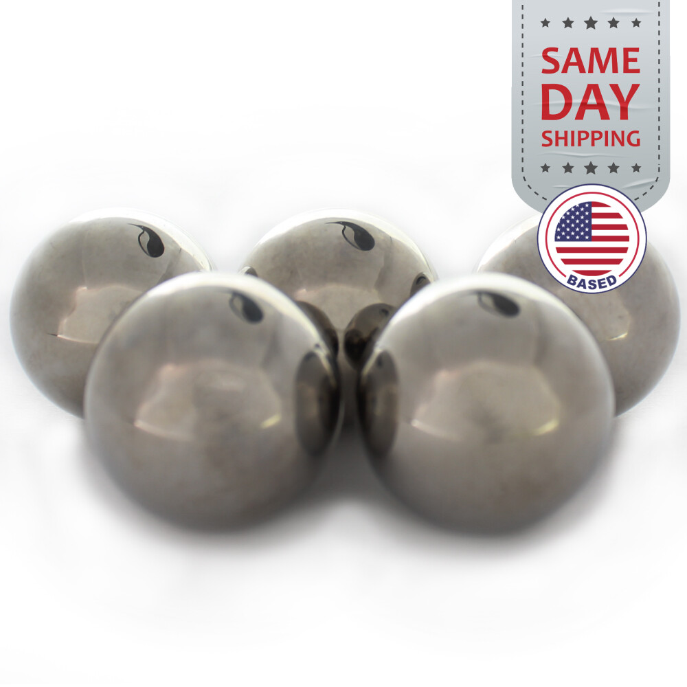 (5) 1/2″ Inch AISI 440 Stainless Steel Bearing Ball (G25 Precision)
