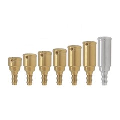 Dental Locator Abutment Compatible Multi Implant Systems Overdenture Attachment