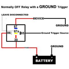 80/60Amp 12V 5-Pin Relay Kit SPDT 12-Volt Automotive Relay w/ Heavy-Duty Pigtail