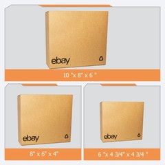 200pcs pack 8″ x 8″ x 8″ Shipping Packing corrugated cardboard boxes color logo