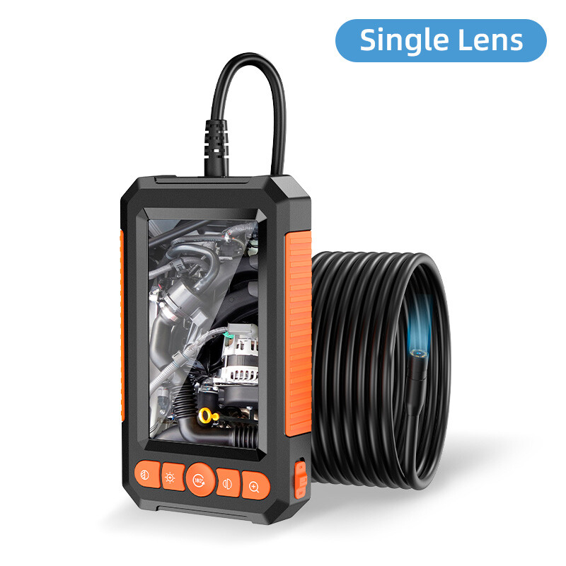 1080P Industrial Endoscope Camera Single Dual Lens 4.3” Car Inspection IP67