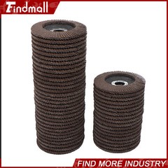Findmall 50 Pcs 4-1/2″×7/8″ 40 Grit Premium Zirconia Flap Disc Sanding Grinding