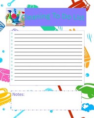 Spring Cleaning Planner