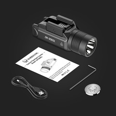DARKFANG Tactical Flashlight and Green Laser Light Combo