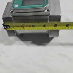 3 Inch Digital Flow Meter, 21-264 GPM Inline NPT Thread Fuel Turbine Flowmeter