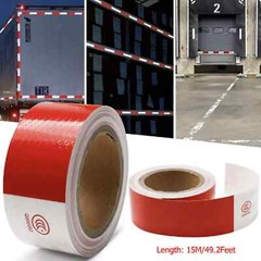 Reflective Tape CONSPICUITY Trailer Safety Warning Sign Auto Truck Red White NEW