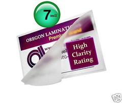 100/pack 7 Mil Hot Laminating Pouches for 5×7 Photos 5-1/4 x 7-1/4, 5.25 x 7.25