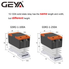 Single Phase Solid State Relay SSR-10/25/40AA 70-280VAC to 24-480VAC &Heat Sink